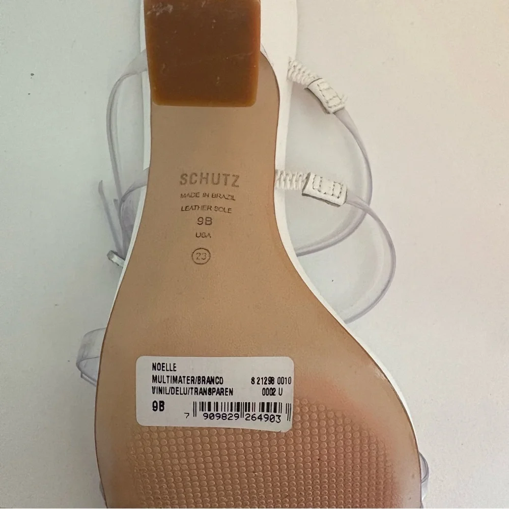 SCHUTZ | White Strappy High Heel Sandals - Picture 11 of 13